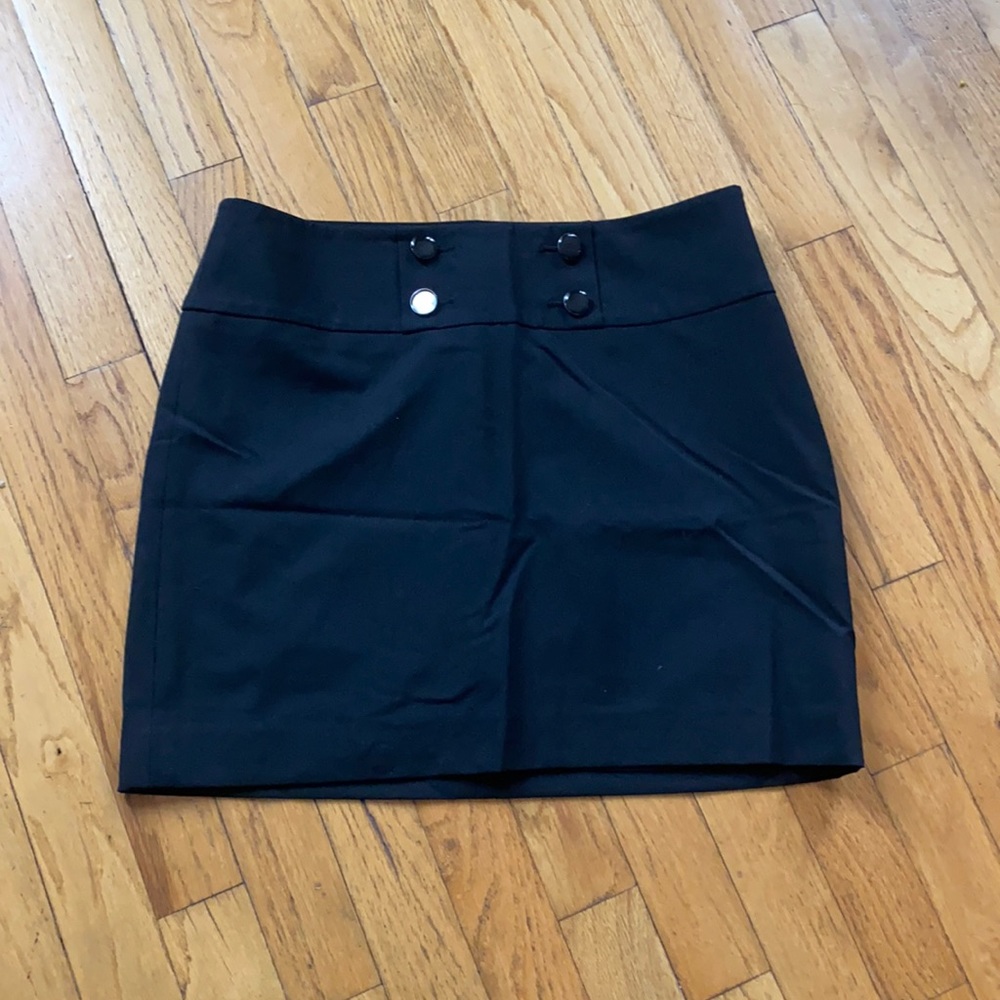 Black Skirt with Button Accents - Limited Collection Size 6